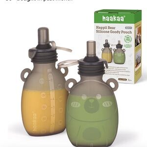 Haakaa Happii Bear Silicone Goody Pouches